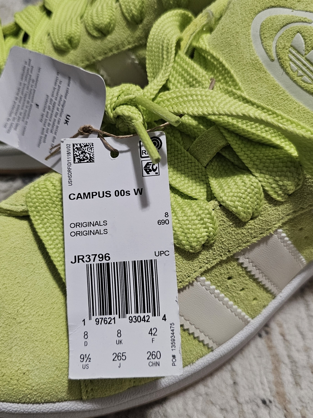 Adidas Campus 00s Suede Sneakers Womens Size 9.5 - Picture 6 of 7